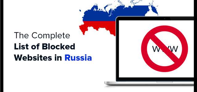 List of Blocked Websites in Russia