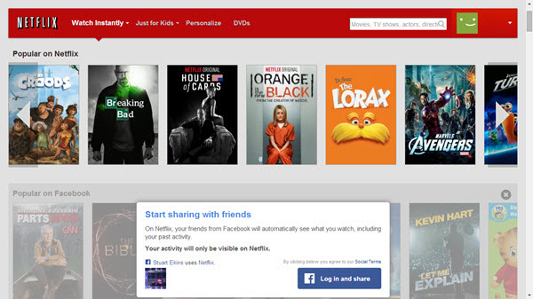 Netflix-Filmauswahl außerhalb der USA mit Getflix